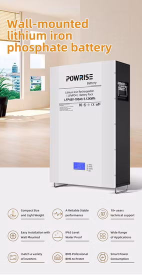 Hisen ソーラームーブパワー 壁掛けリチウム電池 10.8kwh LiFePO4 リチウム太陽電池 家庭用太陽電池